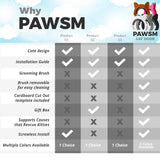 PAWSM Cat Door for Interior Door -  White